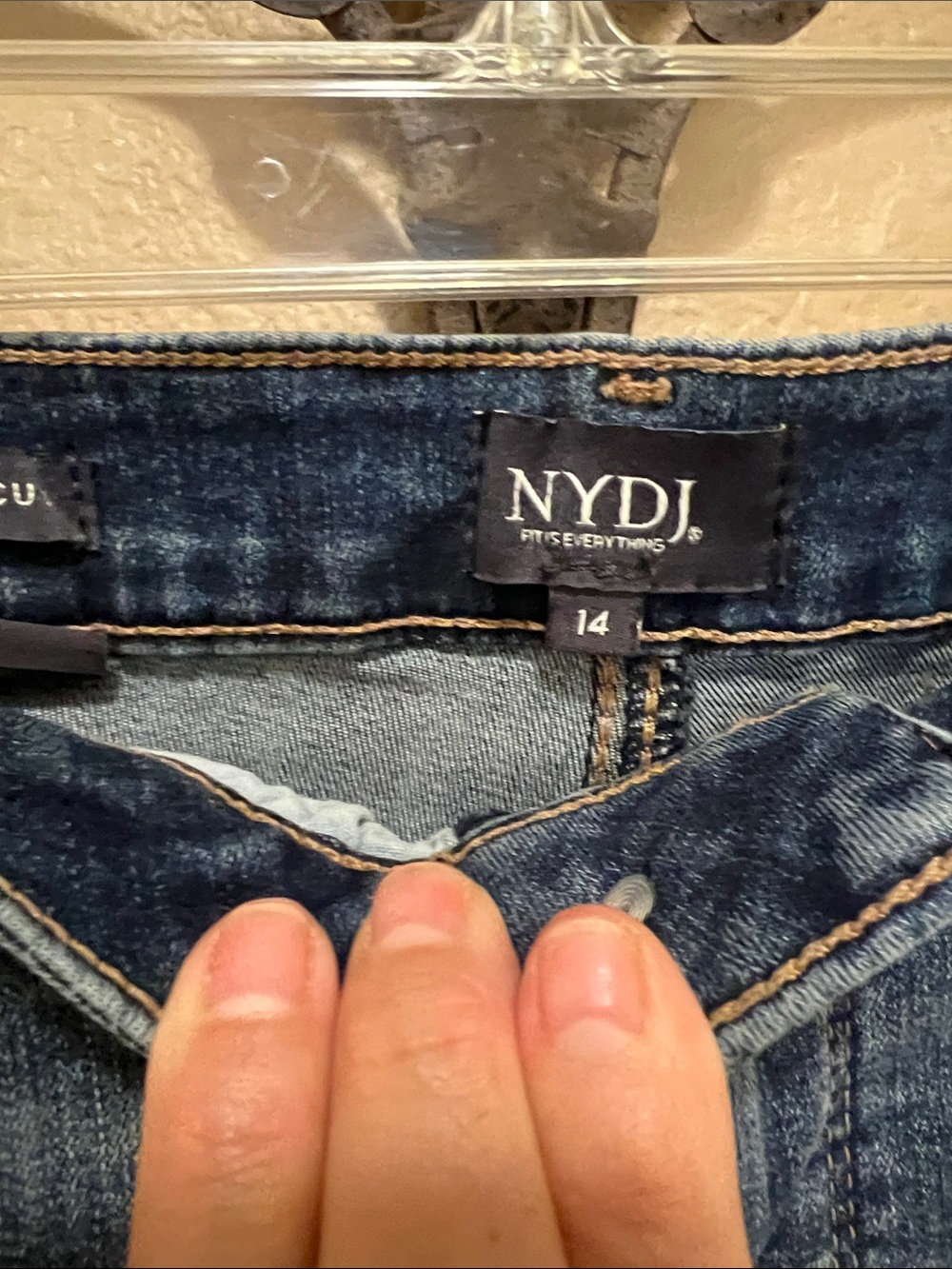 NYDJ “Fit is Everything” Women's Blue Flare Jeans - Picture 4 of 7